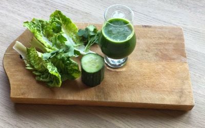 Grøn smoothie, sund start på dagen!