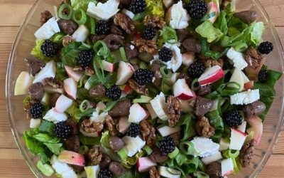 Salat med ristede kyllingehjerter!
