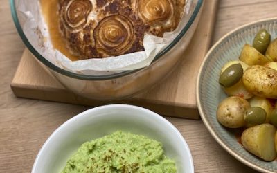 Flexitarens farsbrød med grøn hummus!