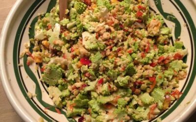 Romanesco kålsalat!