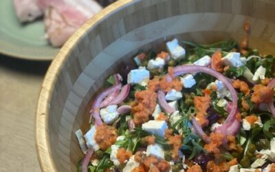 Grøn kålsalat med tomatvinaigrette!
