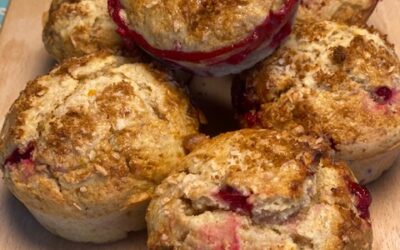 Muffins med ribs eller hindbær!