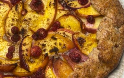 Galette med nektarin og fersken!