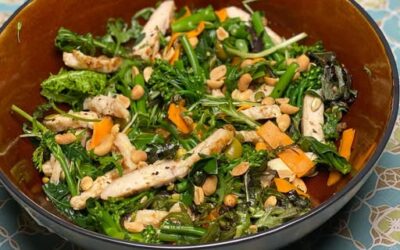 Kylling og broccolini salat!